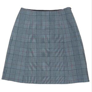 BABATON ARITZIA Gray plaid mini skirt